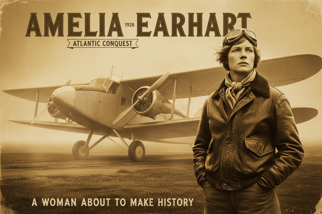 June 17, 1928: Amelia Earhart Crosses the Atlantic — The First Woman to Fly the Ocean