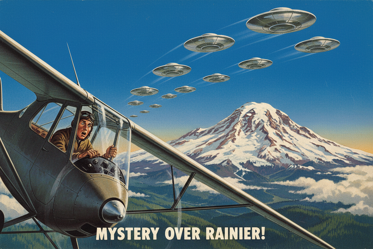 June 24, 1947: Kenneth Arnold's UFO Sighting — The Day Aviation History Got Strange