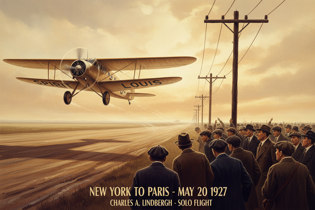 May 20, 1927: Lindbergh Takes Off — The Most Famous Takeoff in Aviation History