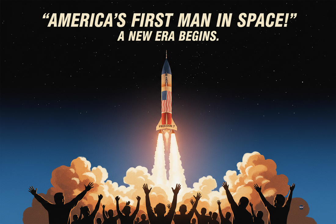 May 5, 1961: Alan Shepard Becomes the First American in Space — Freedom 7 and the Dawn of a New Era