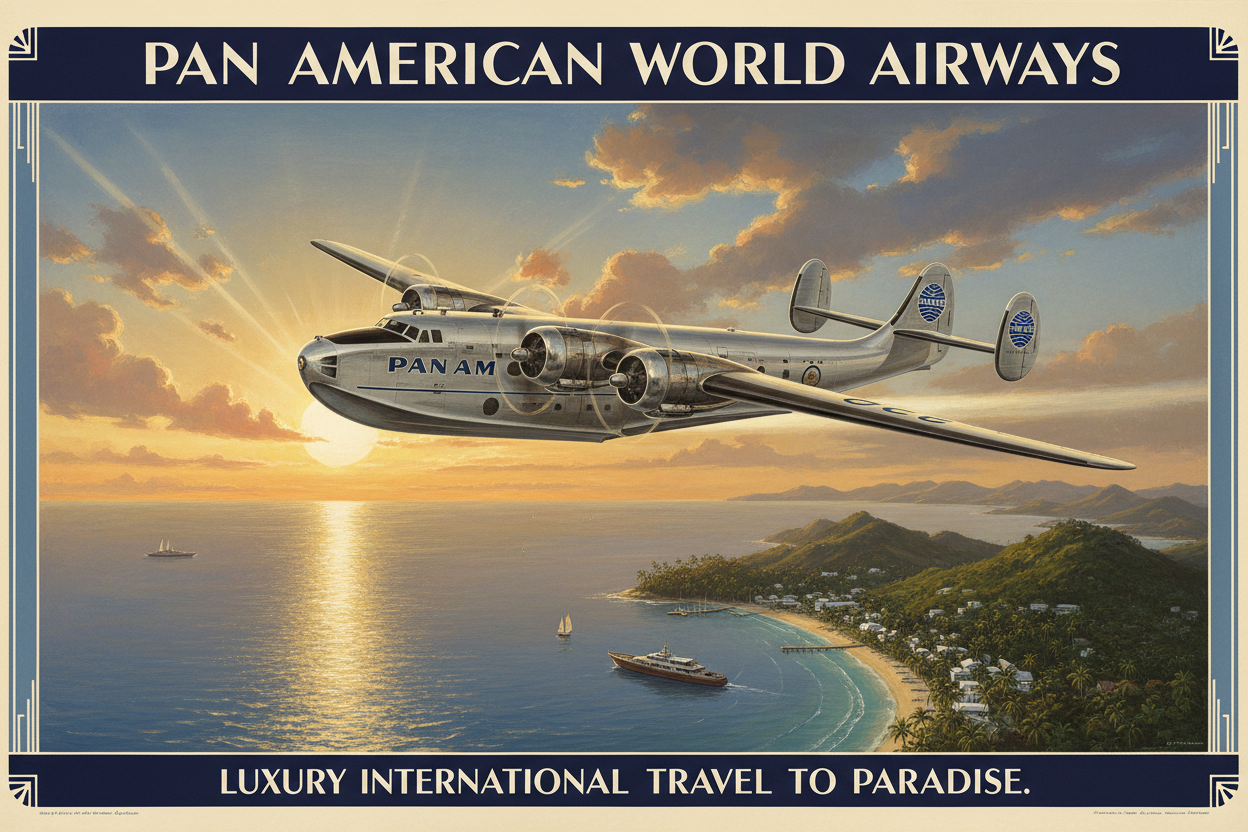 May 7, 1946: Pan American Launches Global Commercial Air Service — Flying the World in Style