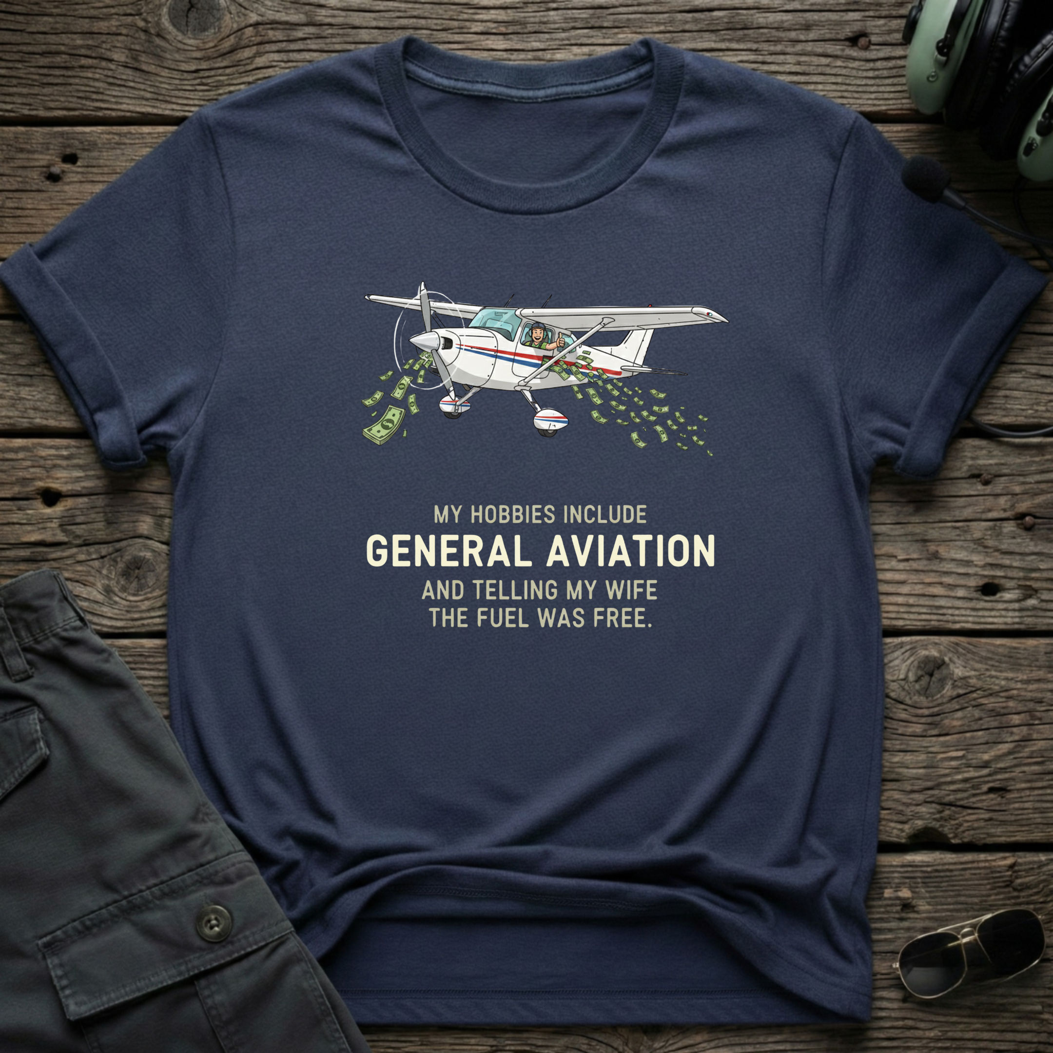 Pilot Humor & Gifts - Aviation T-Shirts | Cleared 4 Tees