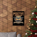 Positive Attitude Poster — B2 Aviation Altitude Adjustment Wall Art