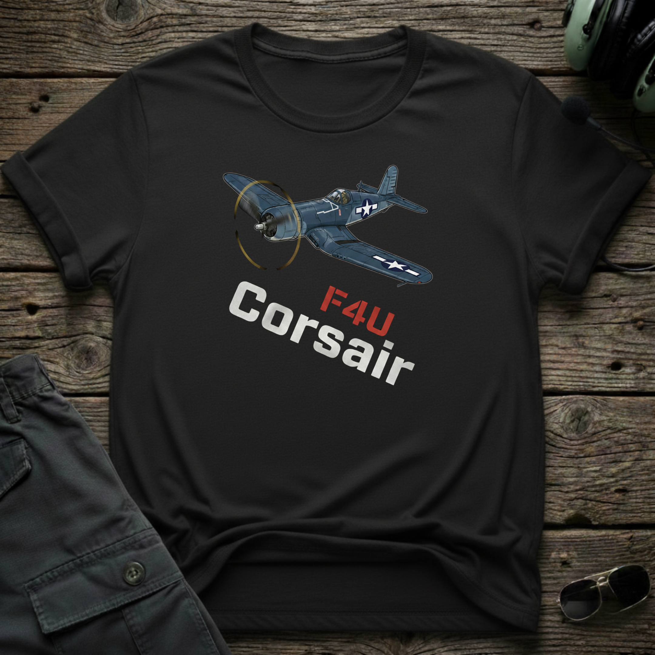 F4U T-shirt — aviation apparel