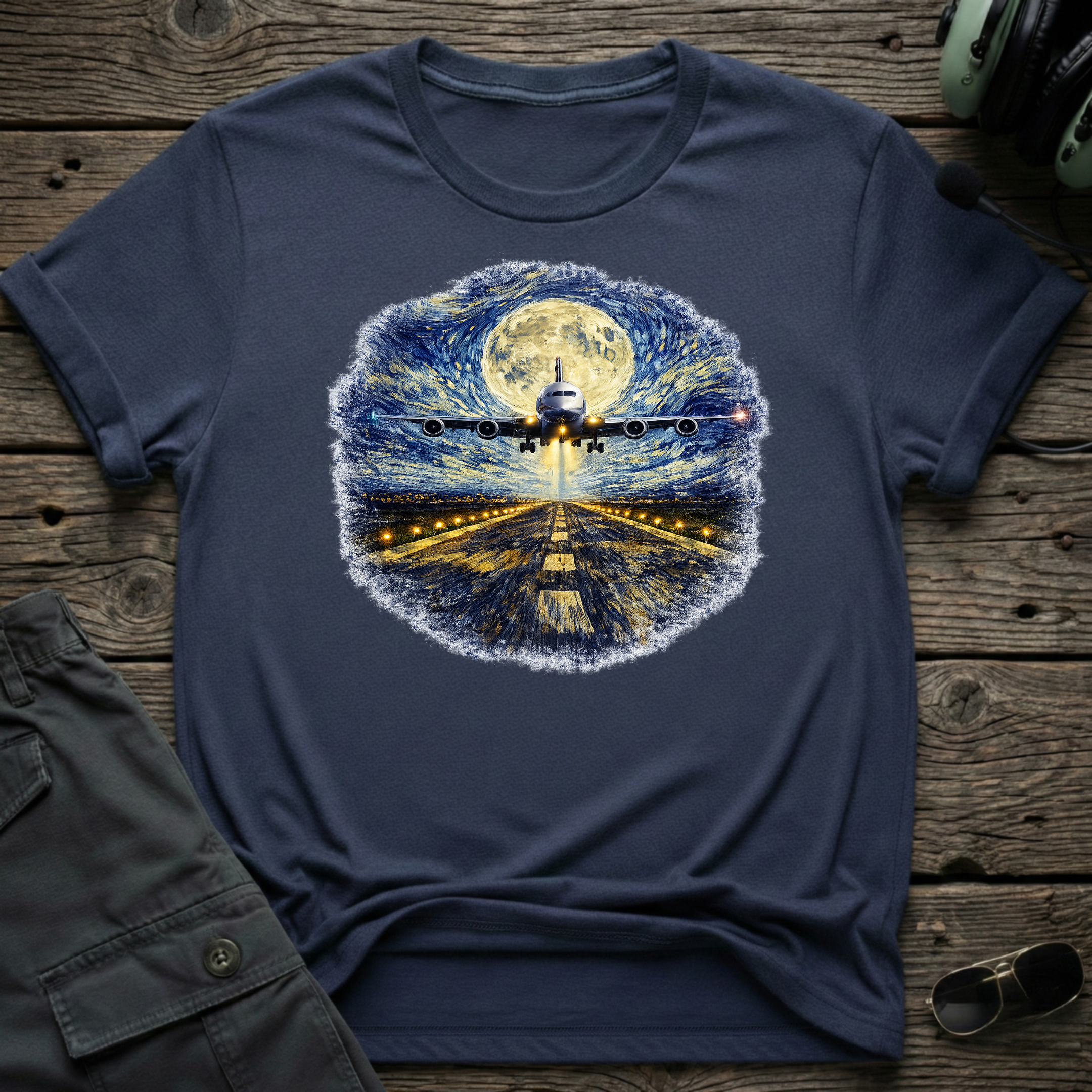 AirBus Starry Night — aviation apparel