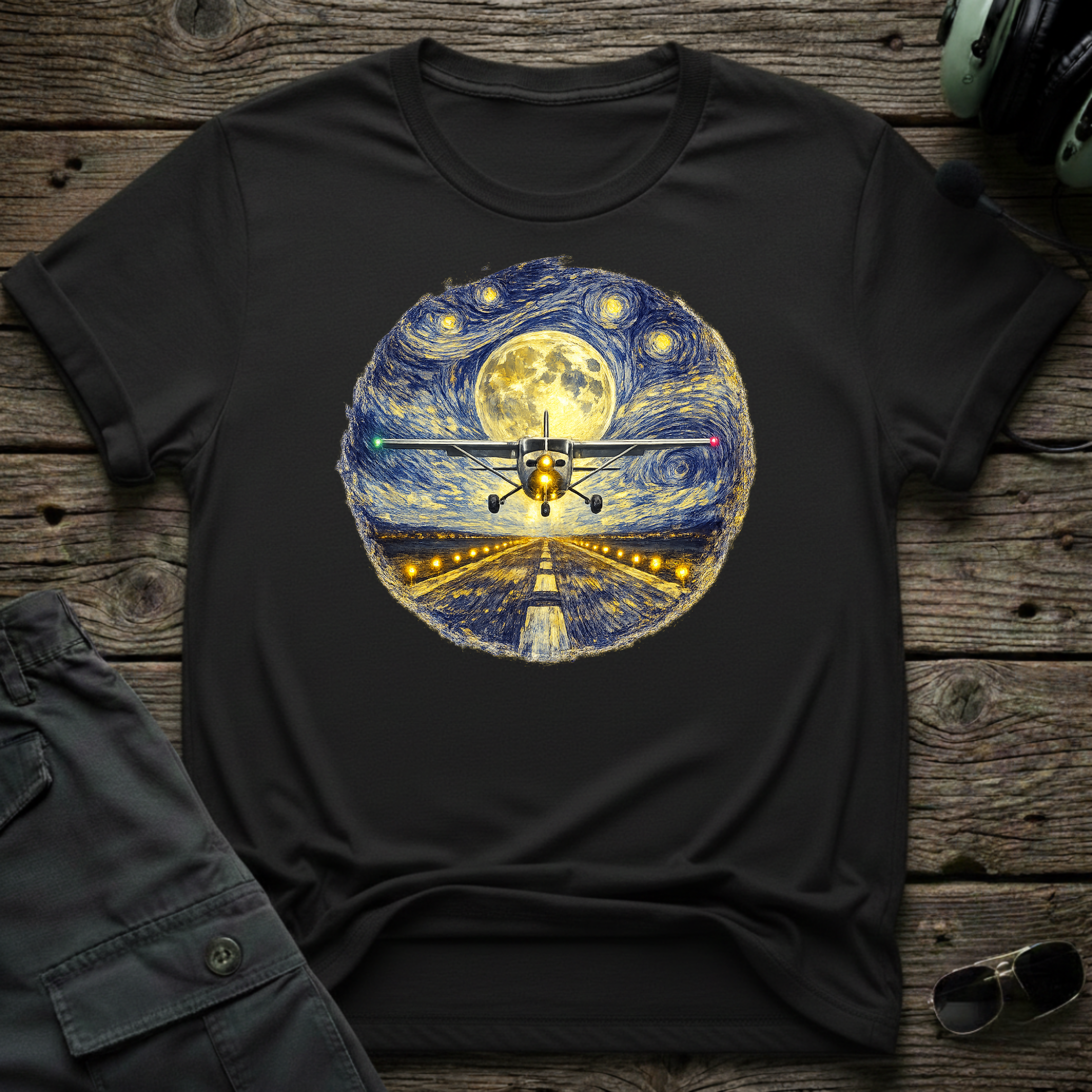 Cessna Night Flight T-Shirt