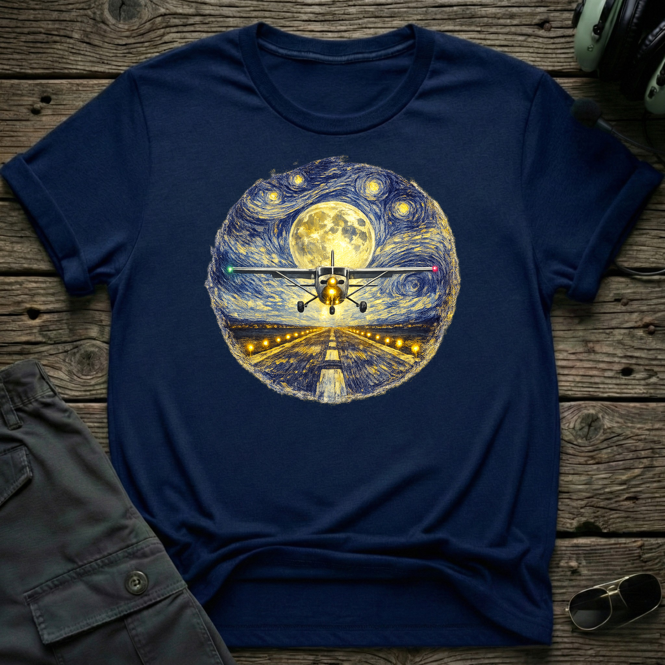 Cessna Night Flight T-Shirt