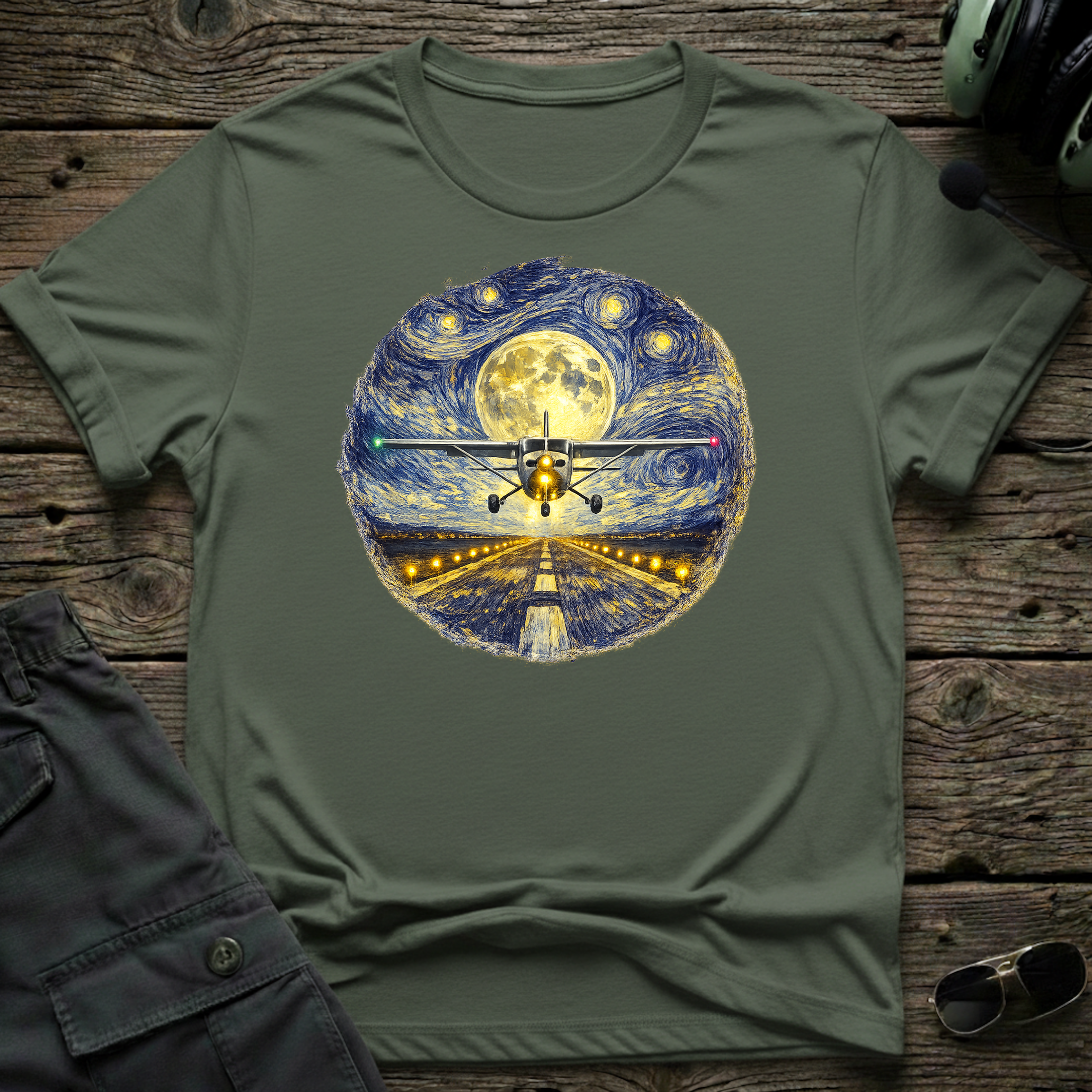 Cessna Night Flight T-Shirt