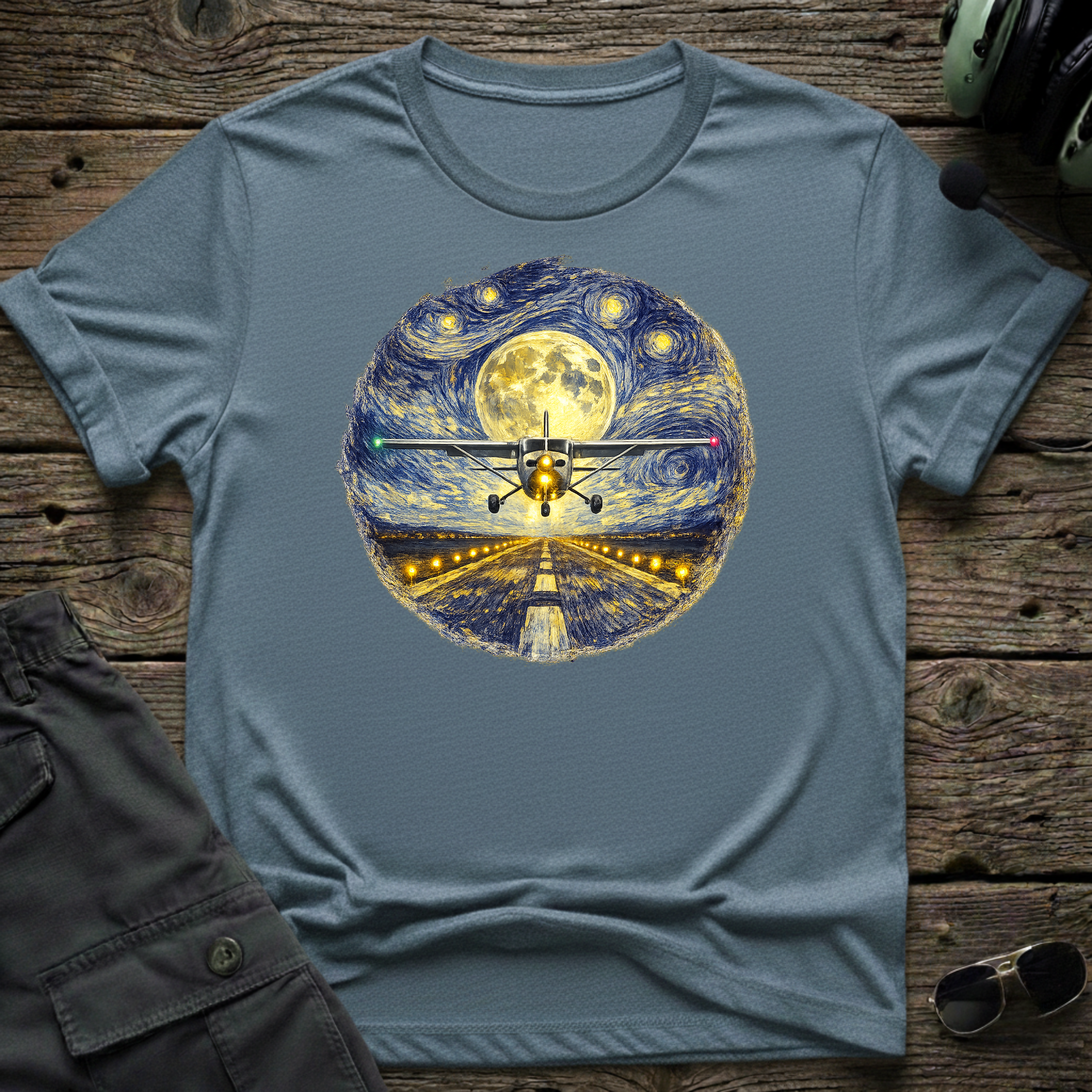 Cessna Night Flight T-Shirt