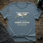 Free Fuel T-shirt — aviation apparel