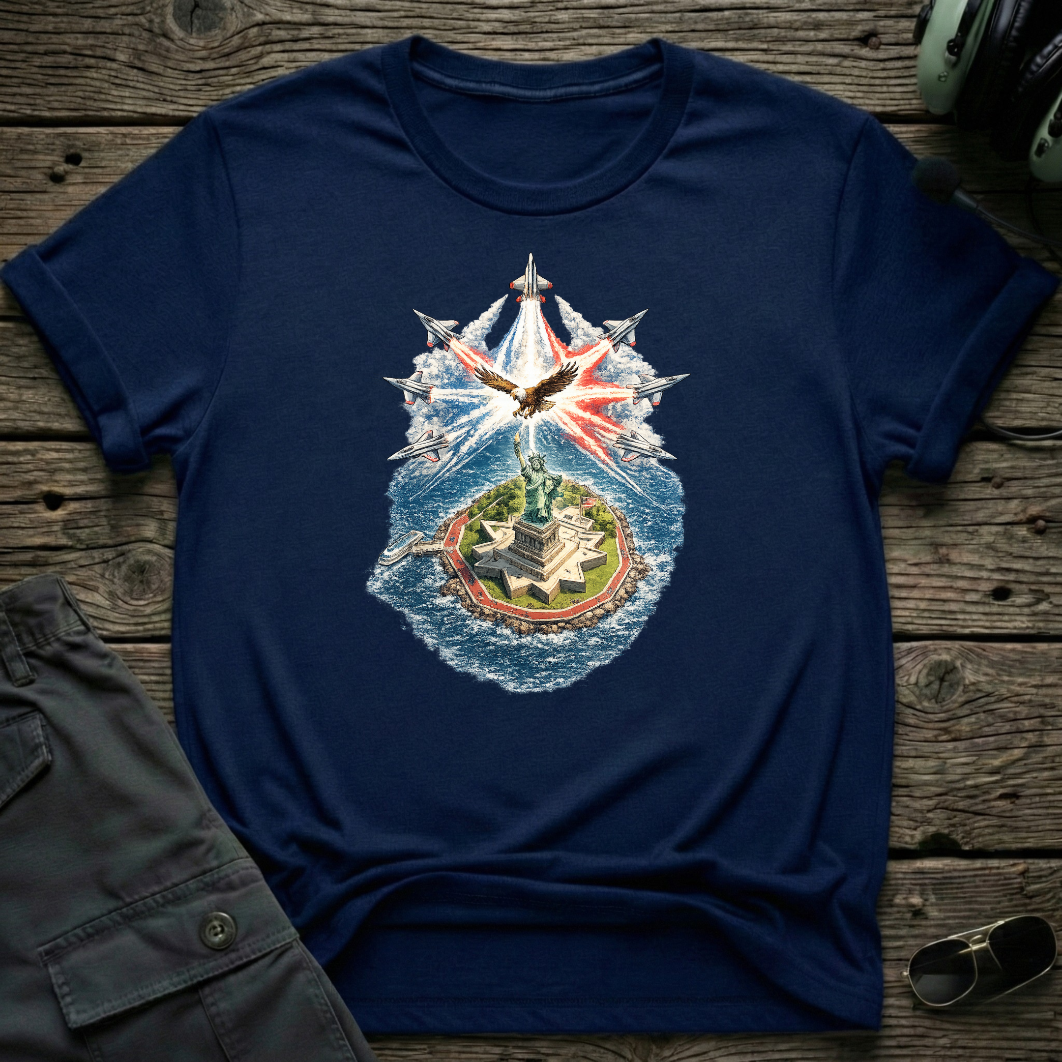 Liberty Jets unisex t-shirt - perfect gift for aviation lovers