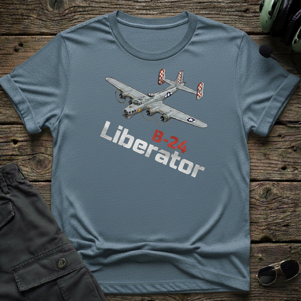 B24 Liberator T-shirt — aviation apparel