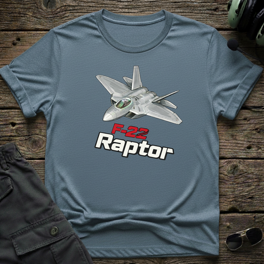 F22 Raptor T-shirt — aviation apparel