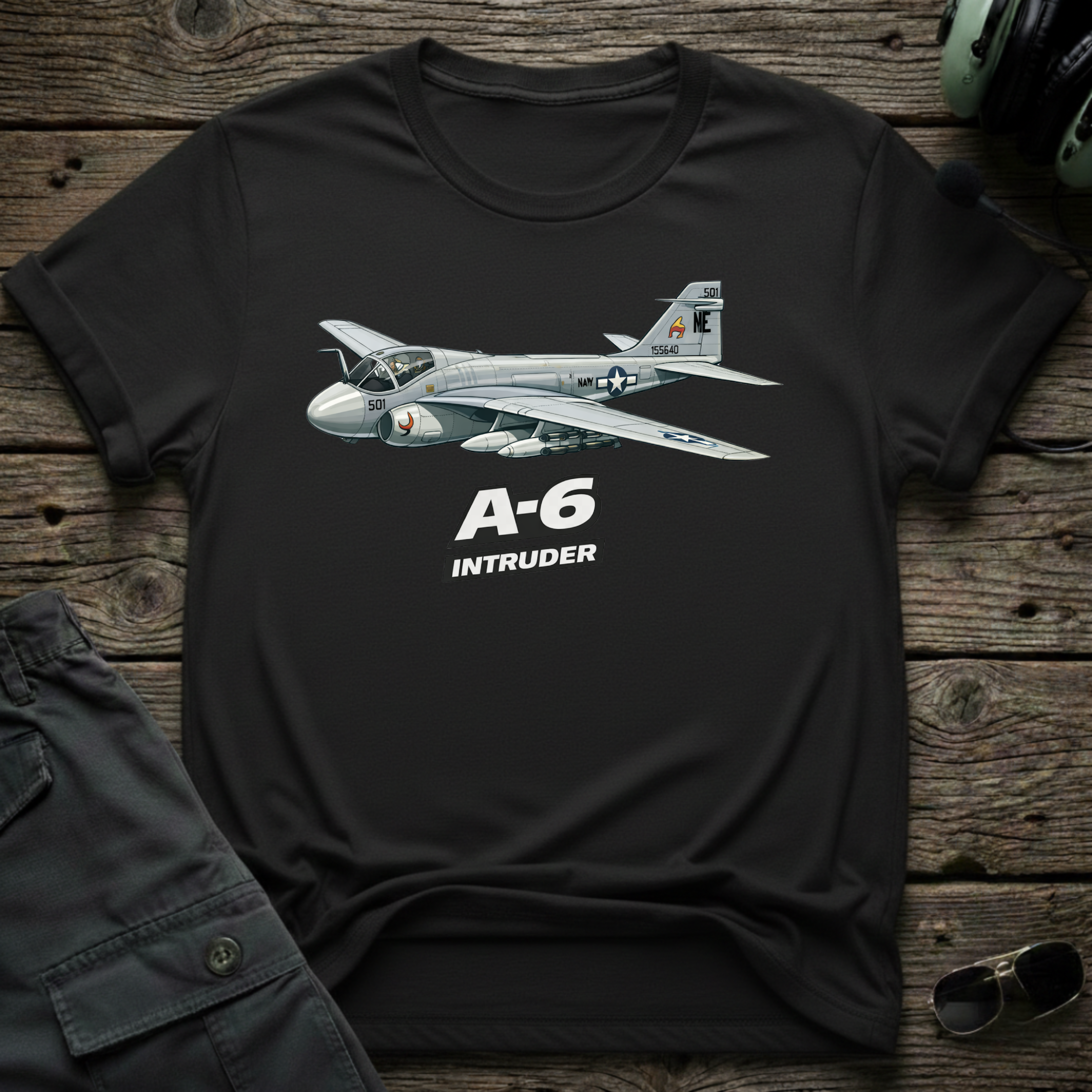 A6 Intruder T-shirt — aviation apparel