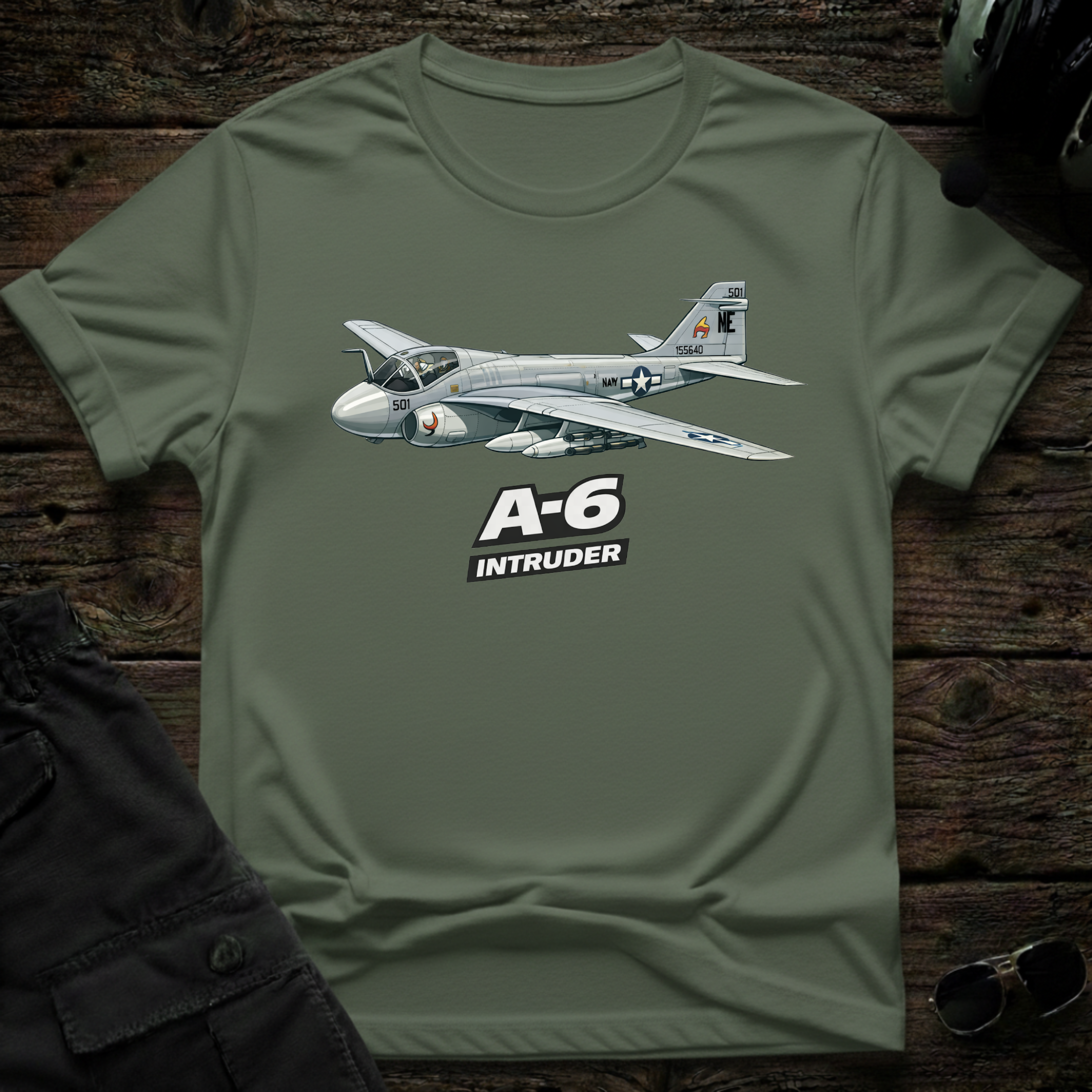 A6 Intruder - Cleared4Tees premium aviation apparel