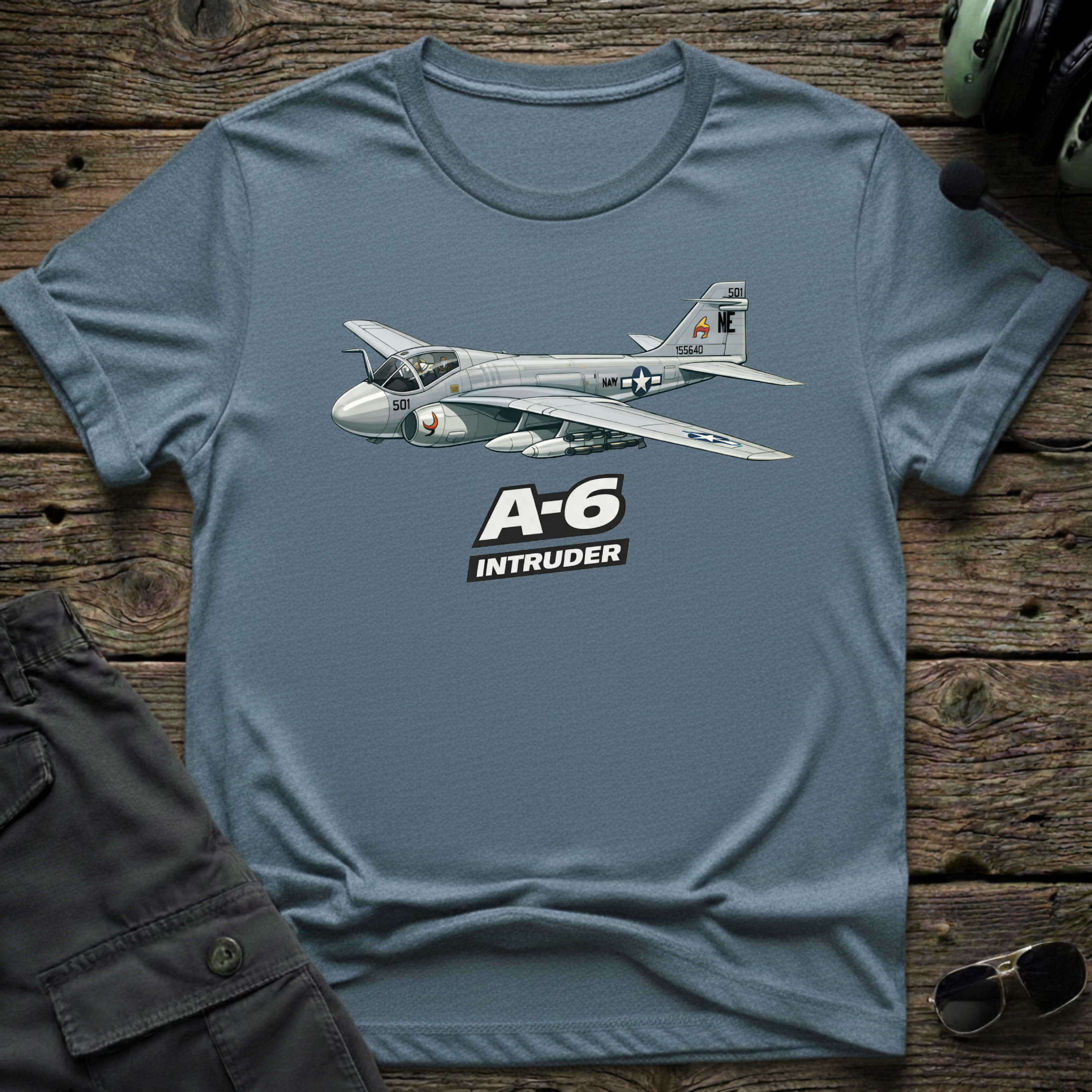 A6 Intruder T-shirt — aviation apparel