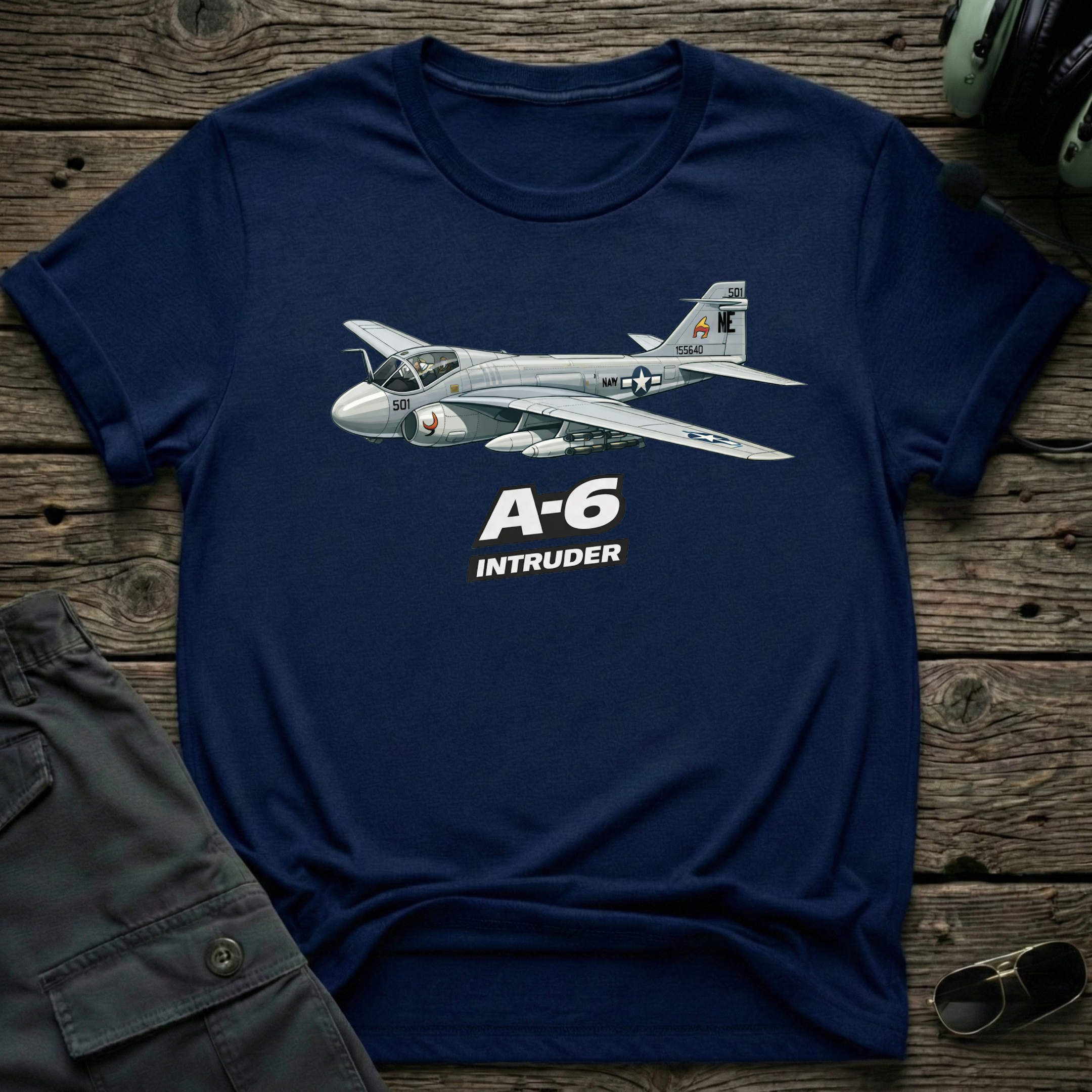 A6 Intruder T-shirt — aviation t-shirt