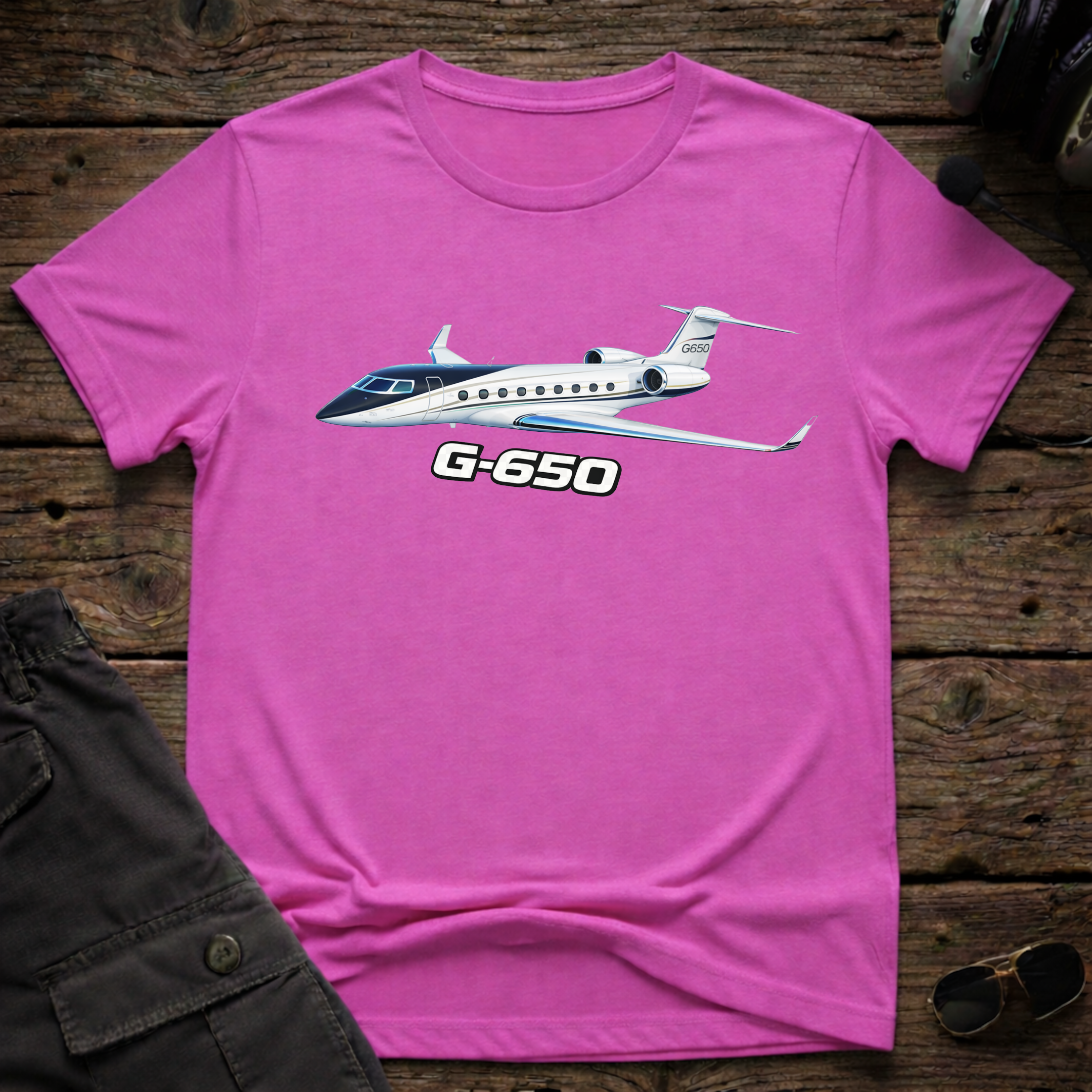 Gulfstream G650 T-shirt — aviation apparel