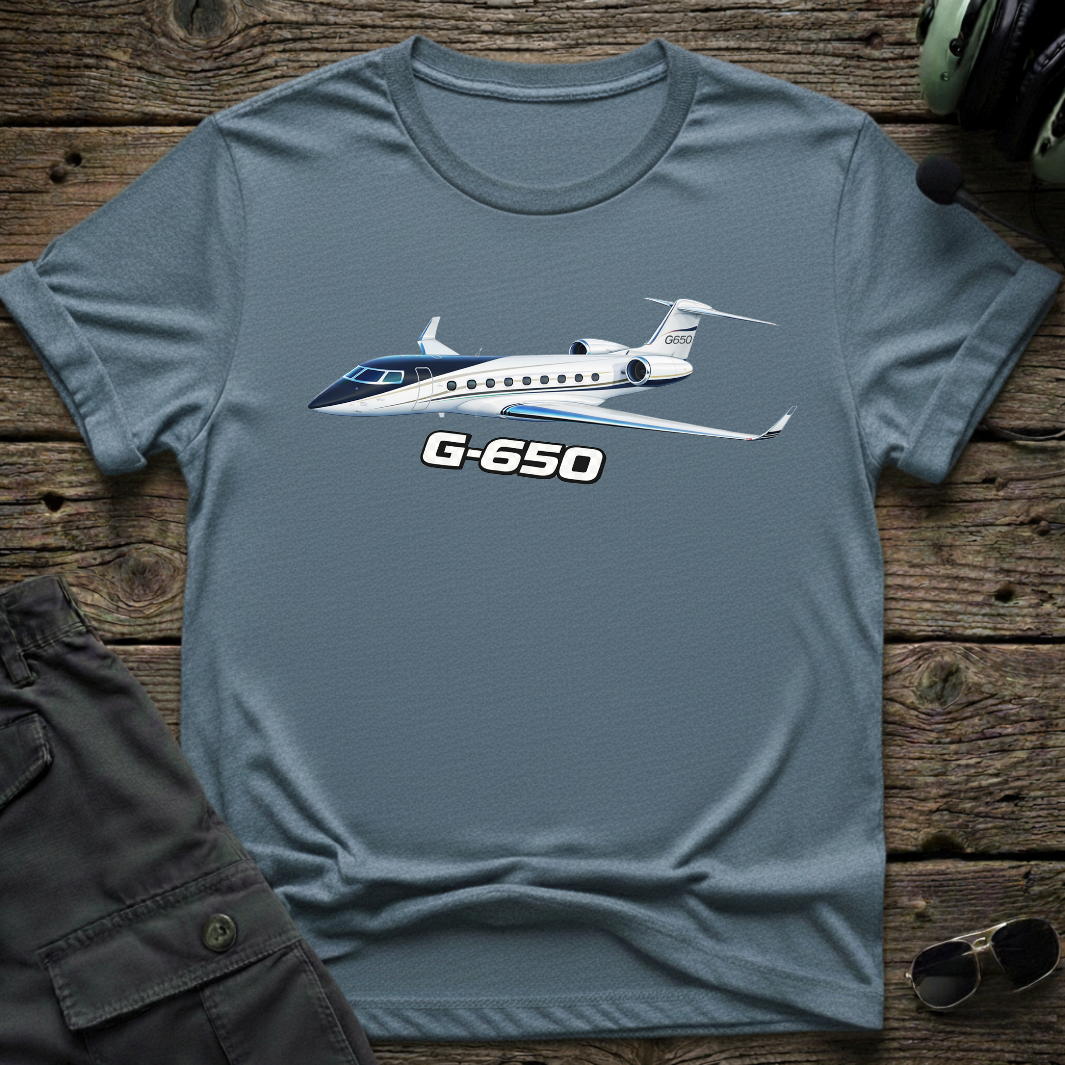 Gulfstream G650 T-shirt — aviation apparel