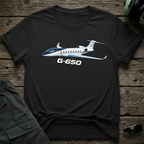 Gulfstream G650 T-shirt — aviation apparel