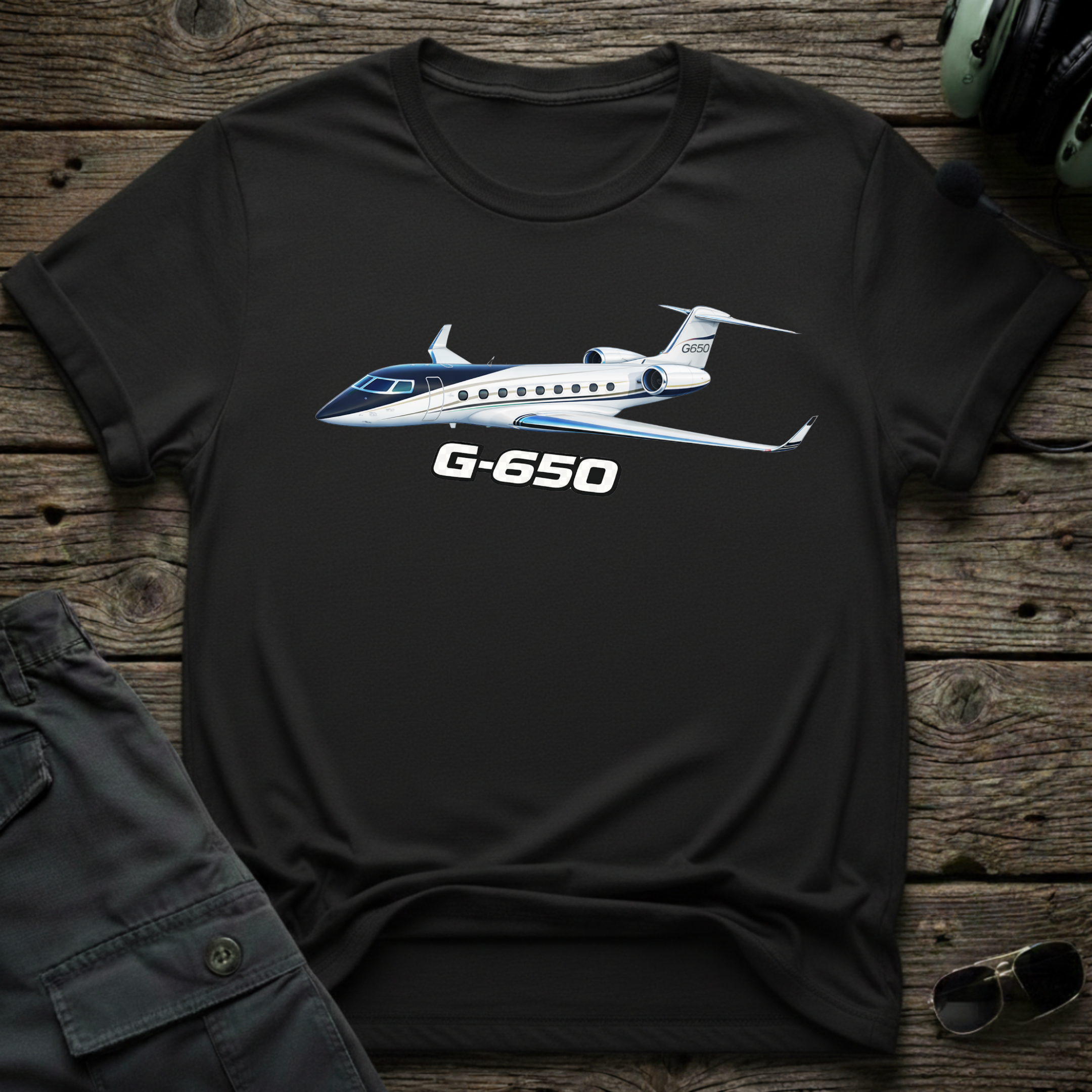 Gulfstream G650 T-shirt — aviation apparel