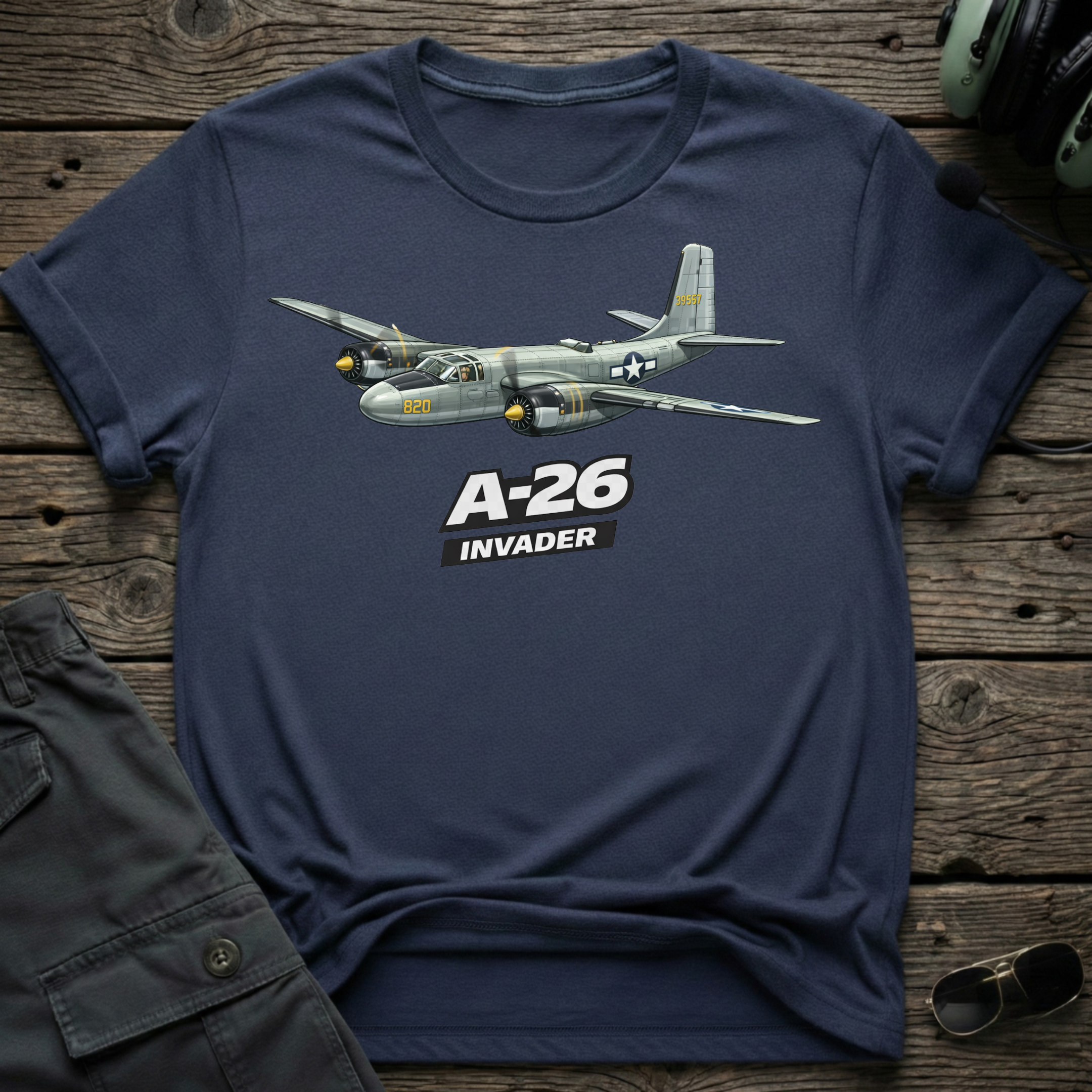 A-26 Invader T-shirt — aviation t-shirt