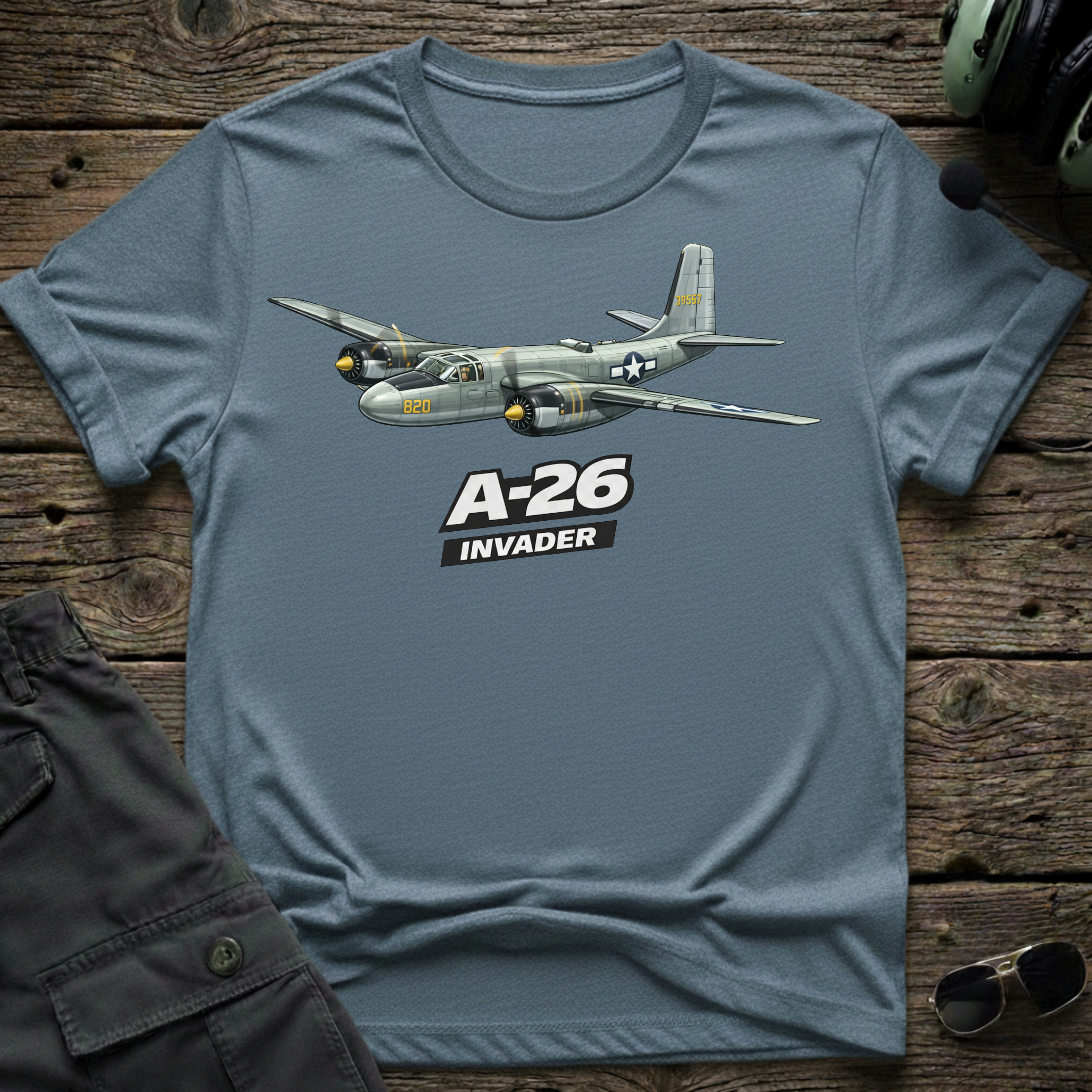A-26 Invader - Cleared4Tees premium aviation apparel