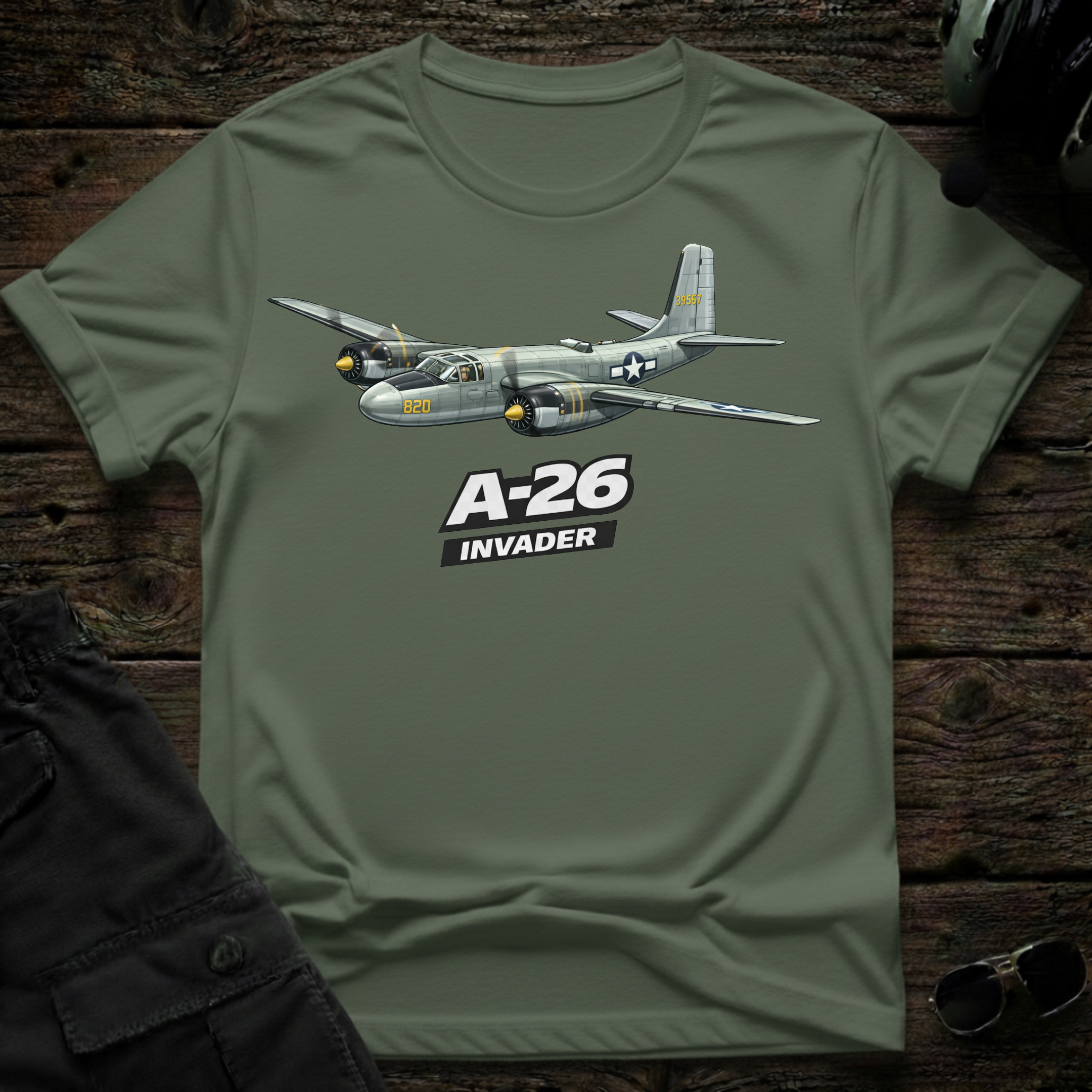 A-26 Invader unisex t-shirt - perfect gift for aviation lovers