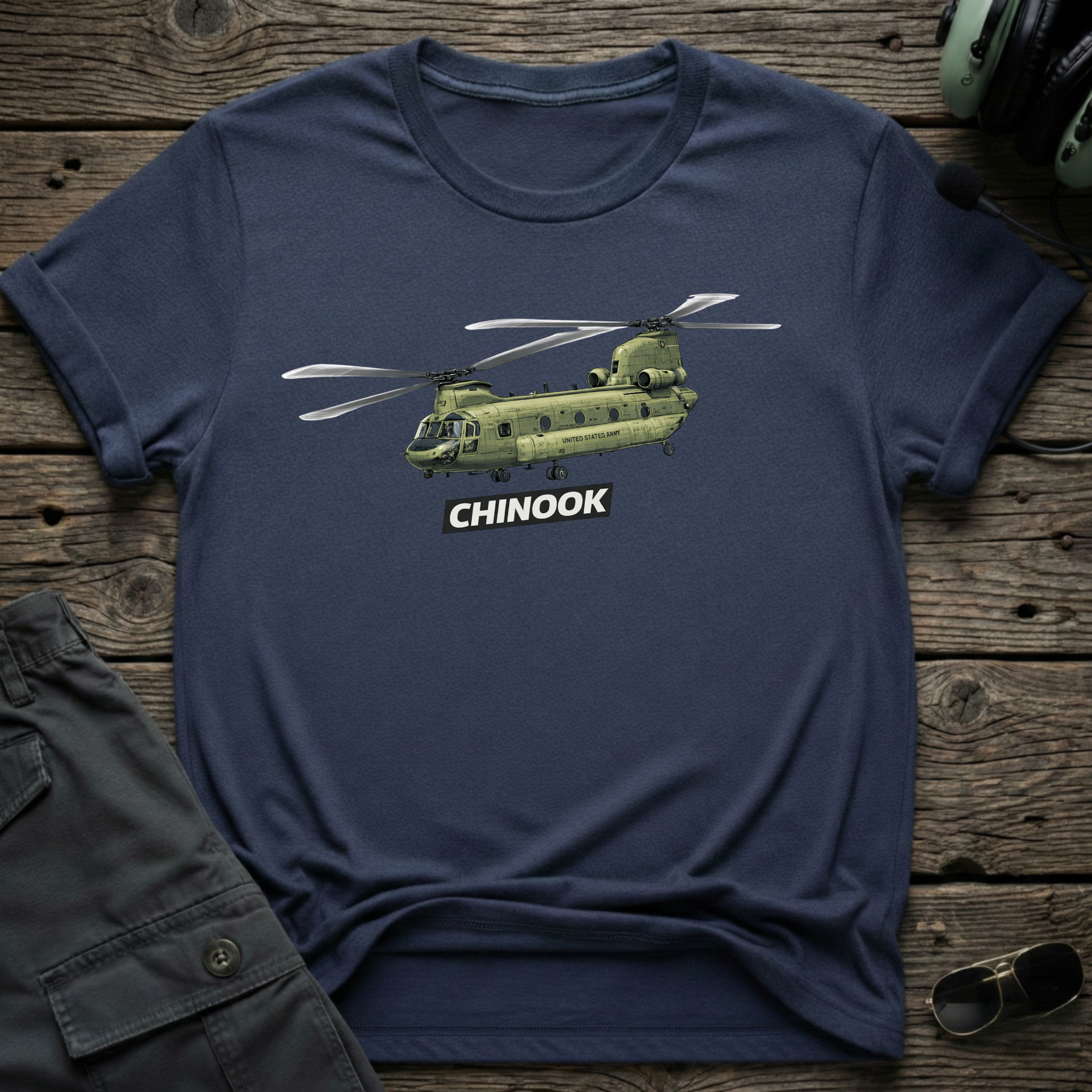Chinook T-shirt — aviation apparel