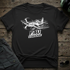 F4U Corsair Line Art front view - premium aviation tee for pilots