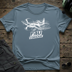 F4U Corsair Line Art unisex t-shirt - perfect gift for aviation lovers