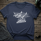 P-38 Lightning Line Art unisex t-shirt - perfect gift for aviation lovers