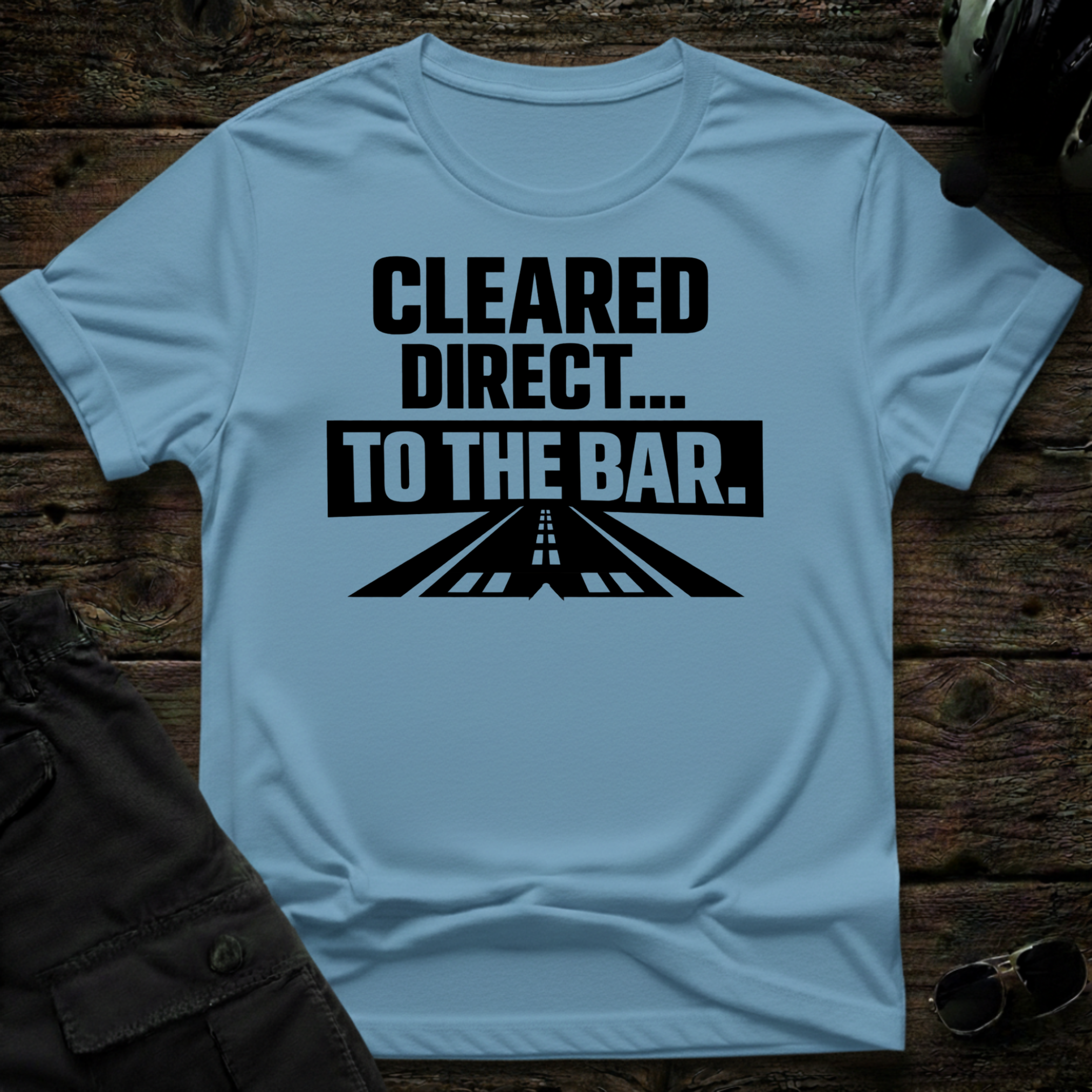 Cleared Direct T-shirt — aviation t-shirt