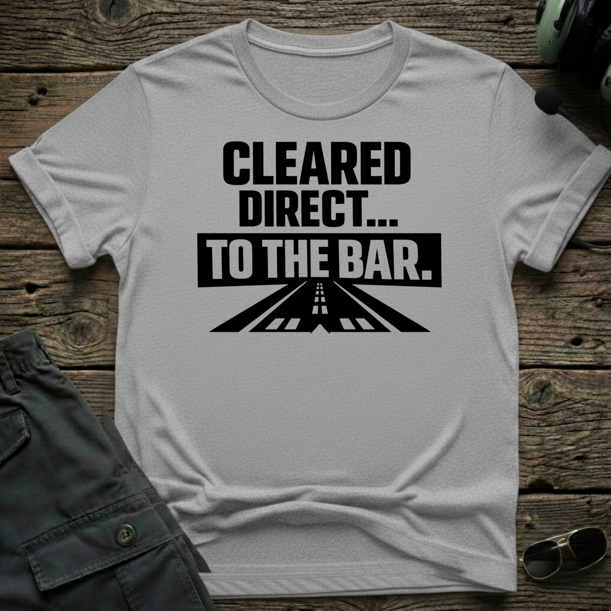 Cleared Direct unisex t-shirt - perfect gift for aviation lovers