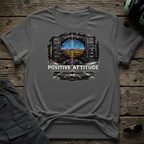 Positive Attitude unisex t-shirt - perfect gift for aviation lovers