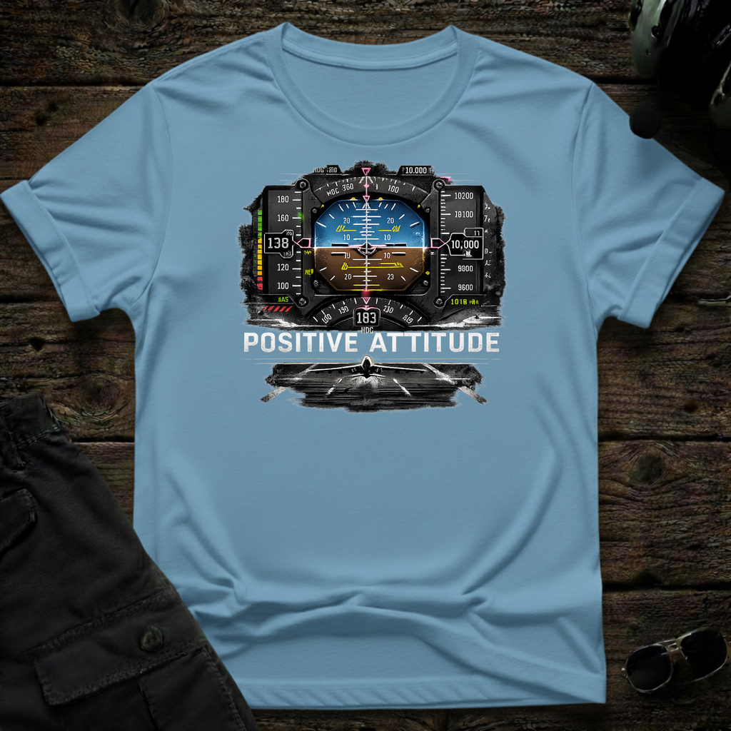 Positive Attitude T-shirt — aviation apparel