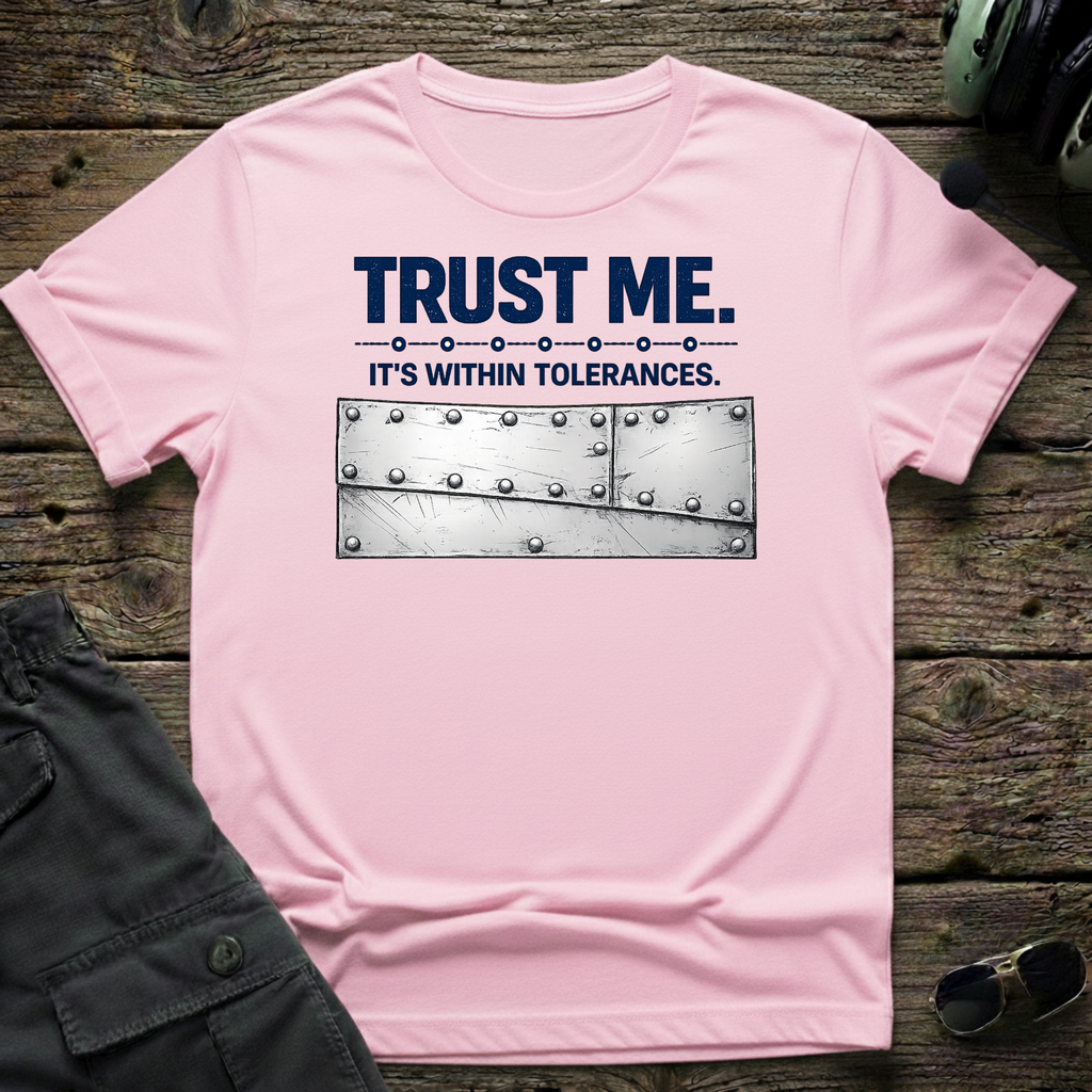 Trust Me lifestyle shot - Gildan 64000 ring-spun cotton aviation shirt
