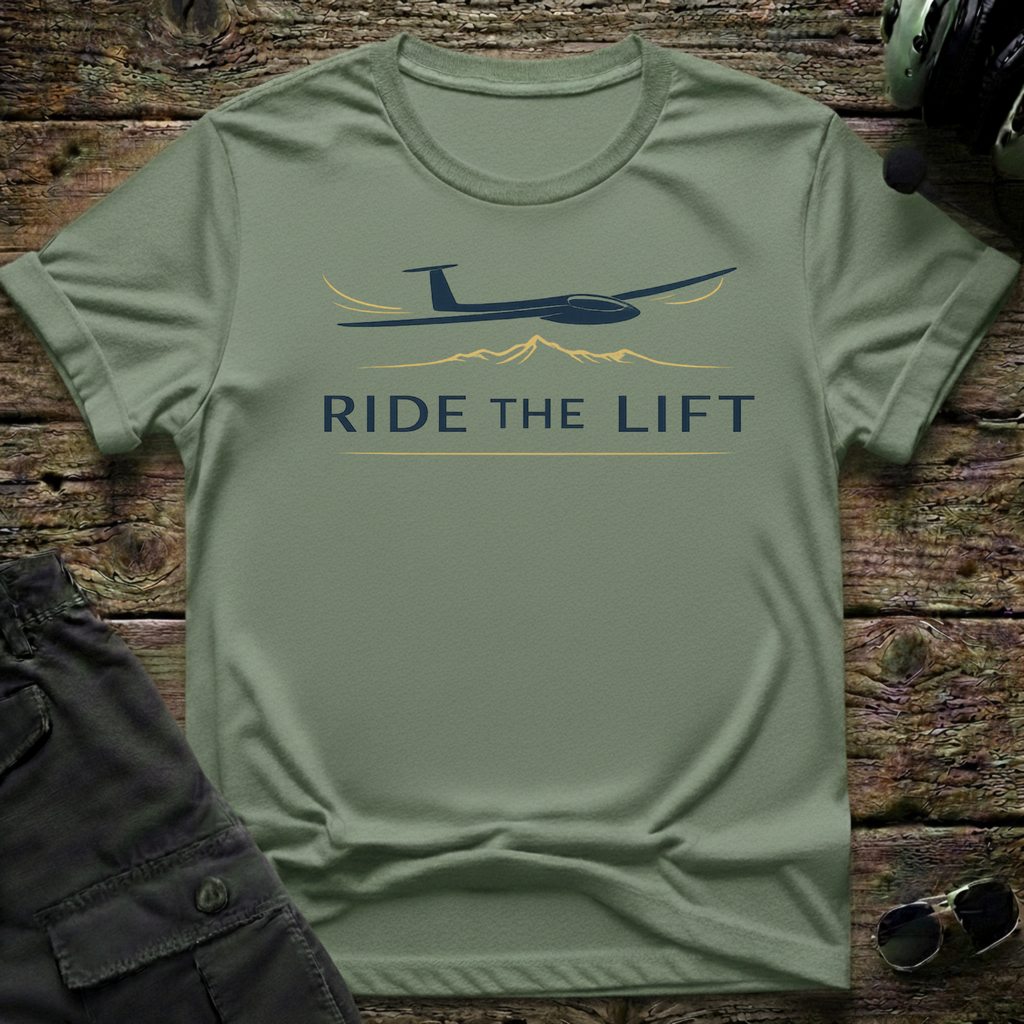 Ride The Lift T-shirt — aviation apparel