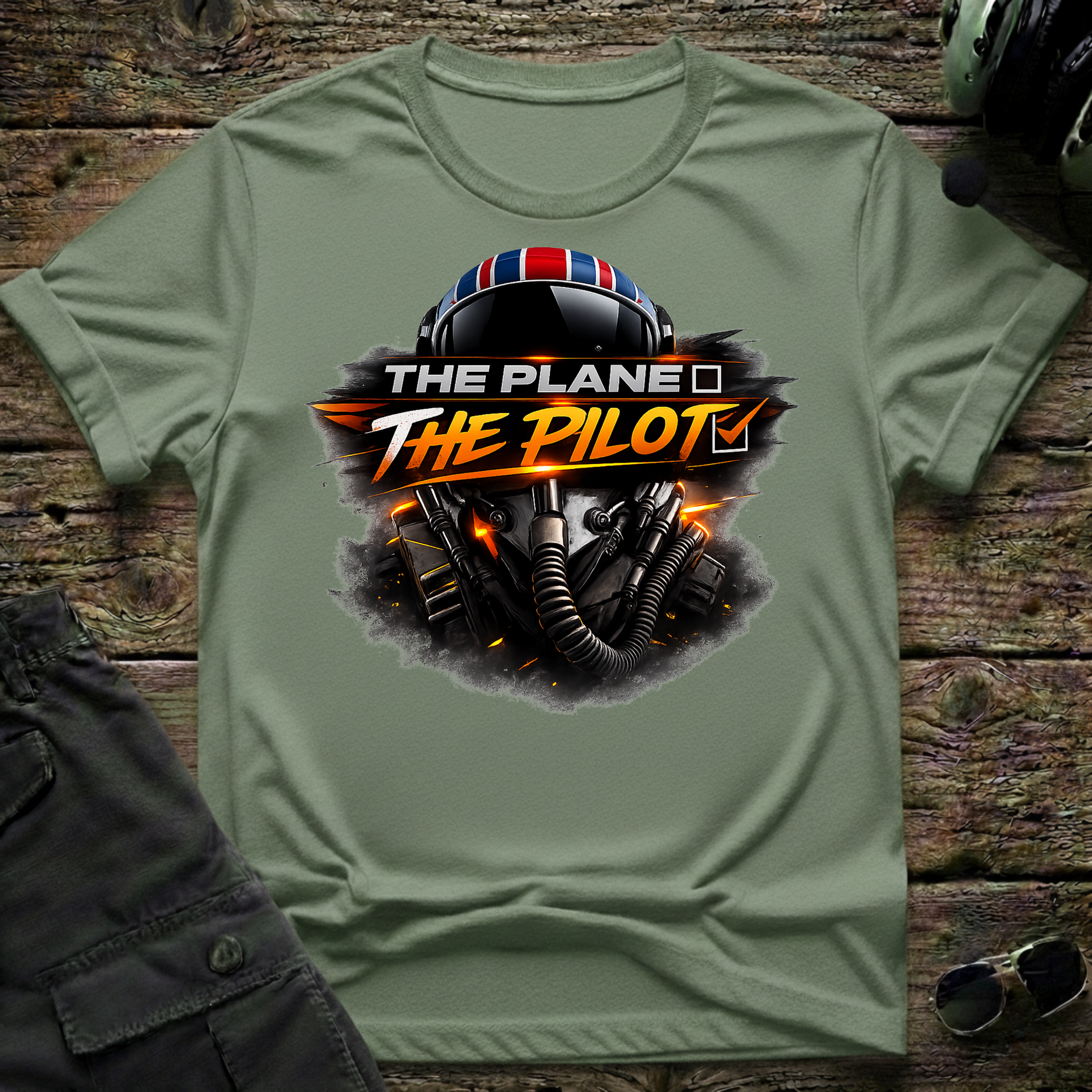 Not The Plane T-shirt — aviation apparel