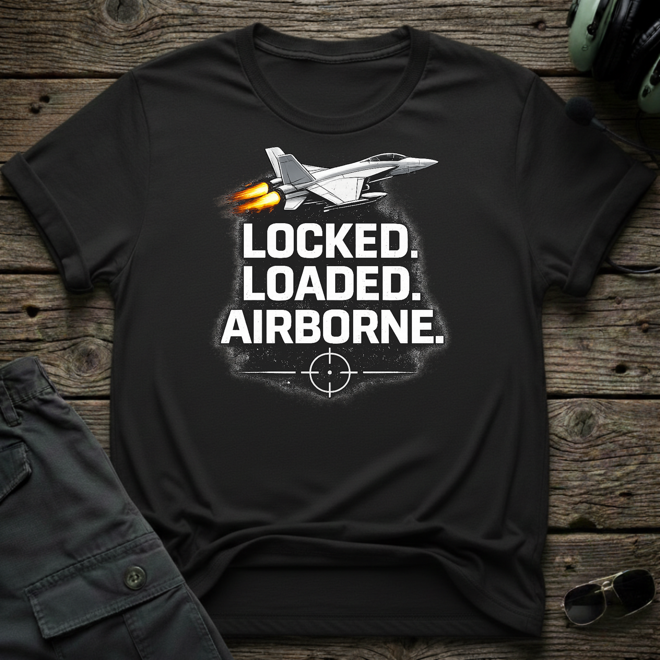 Locked and Loaded T-shirt — aviation apparel