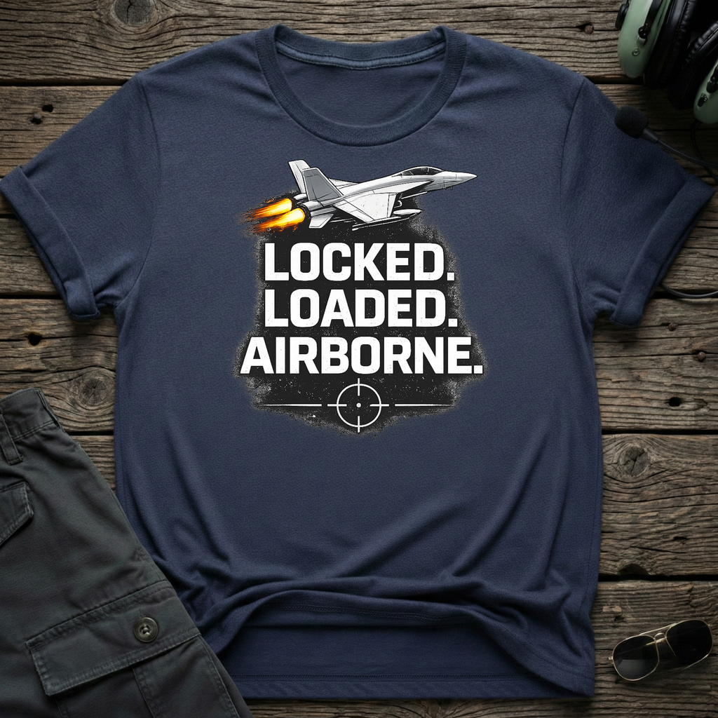 Locked and Loaded T-shirt — aviation apparel