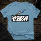 Jet Cleared For Takeoff T-shirt — aviation t-shirt