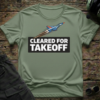 Jet Cleared For Takeoff T-shirt — aviation apparel
