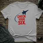 Check Your Six - Cleared4Tees premium aviation apparel
