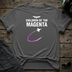 Children of The Magenta front view - premium aviation tee for pilots