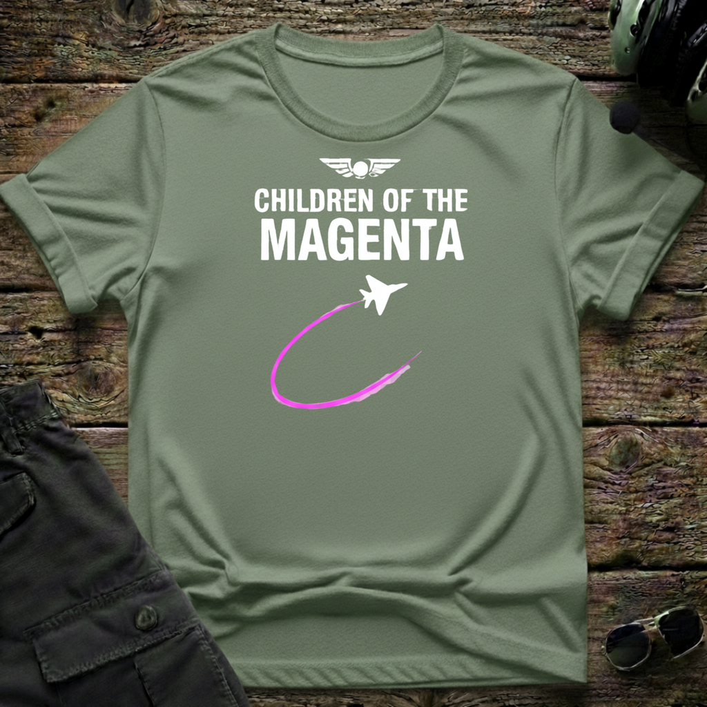 Children of The Magenta T-shirt — aviation apparel
