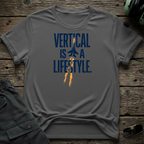 Vertical is a Lifestyle front view - premium aviation tee for pilots
