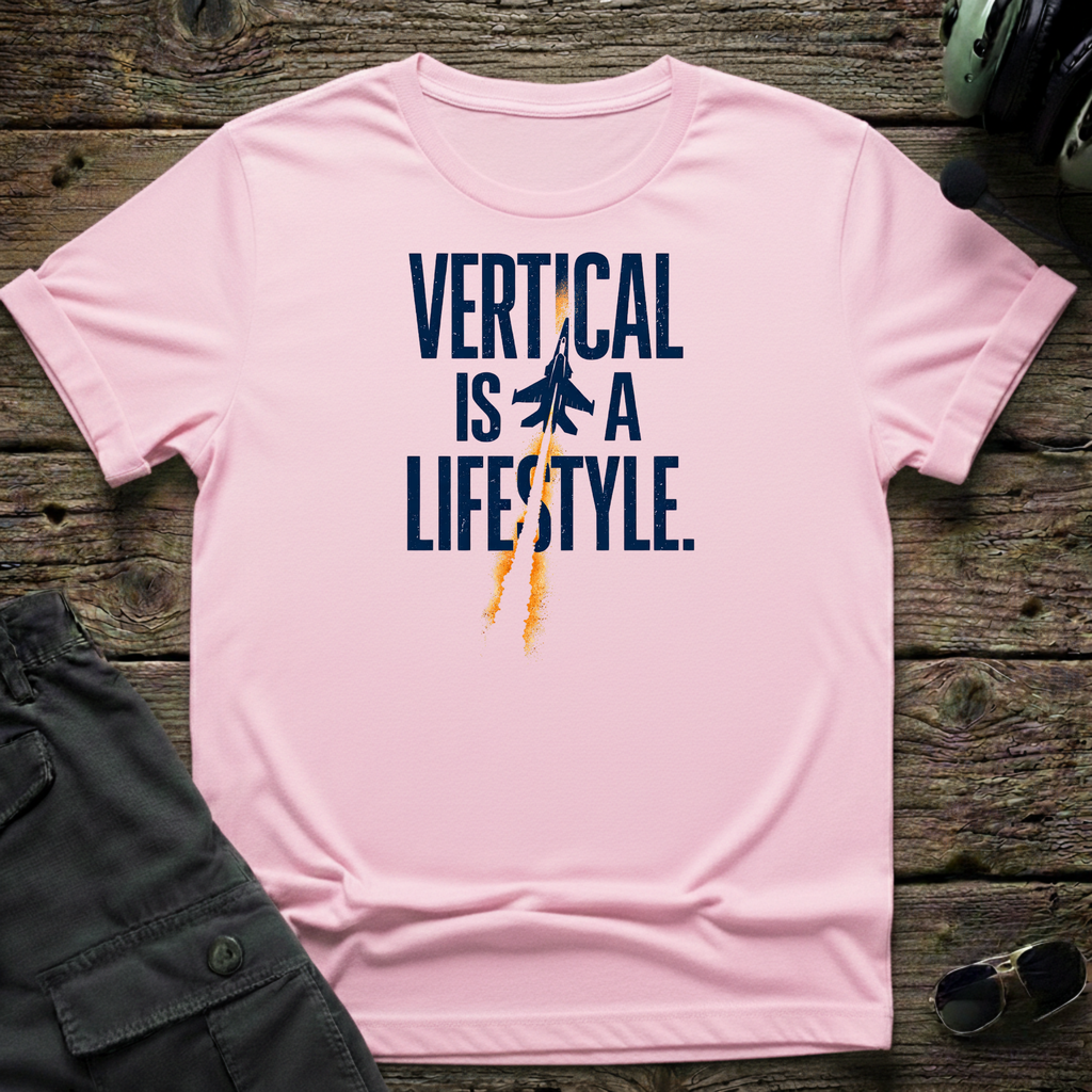 Vertical is a Lifestyle T-shirt — aviation apparel