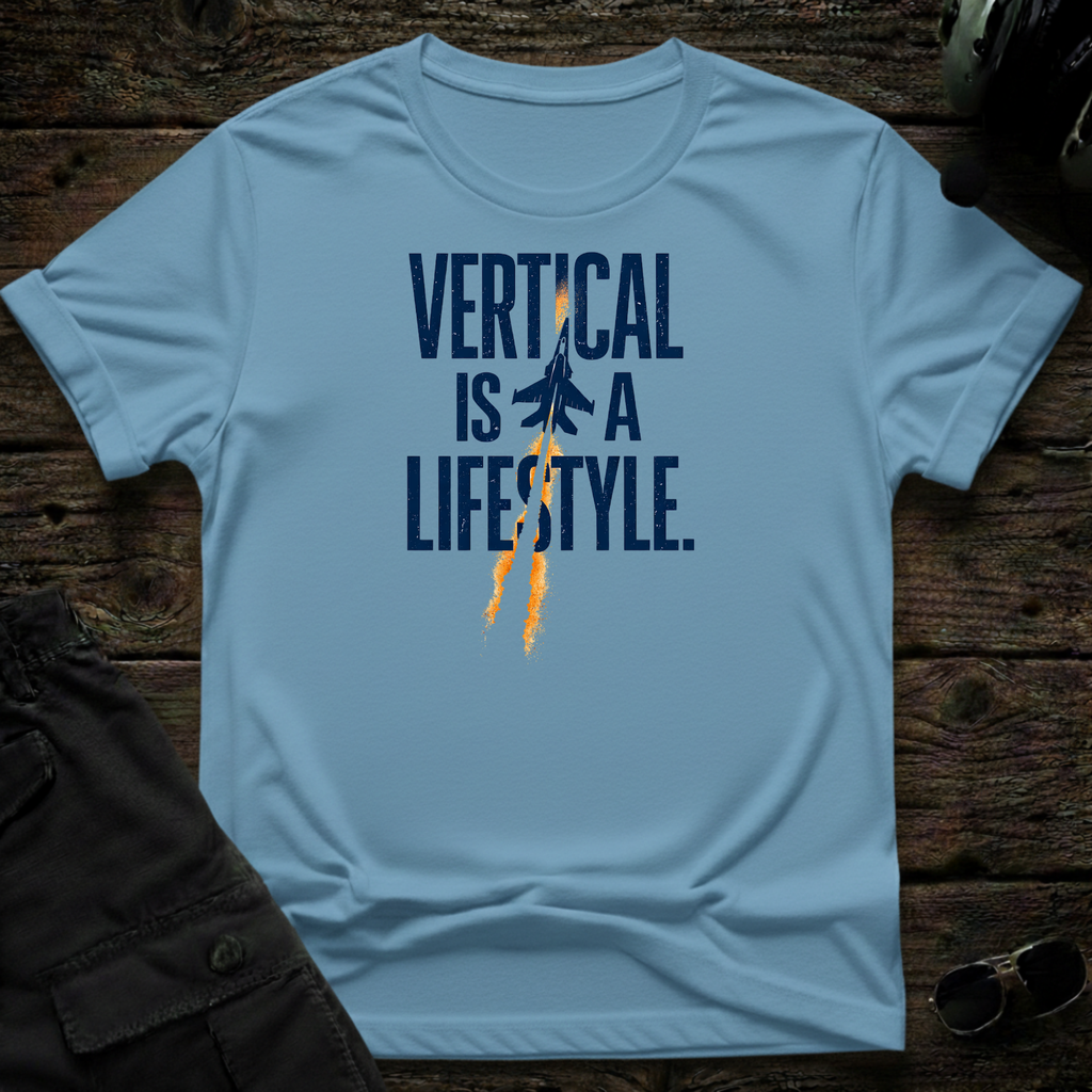 Vertical is a Lifestyle T-shirt — aviation apparel