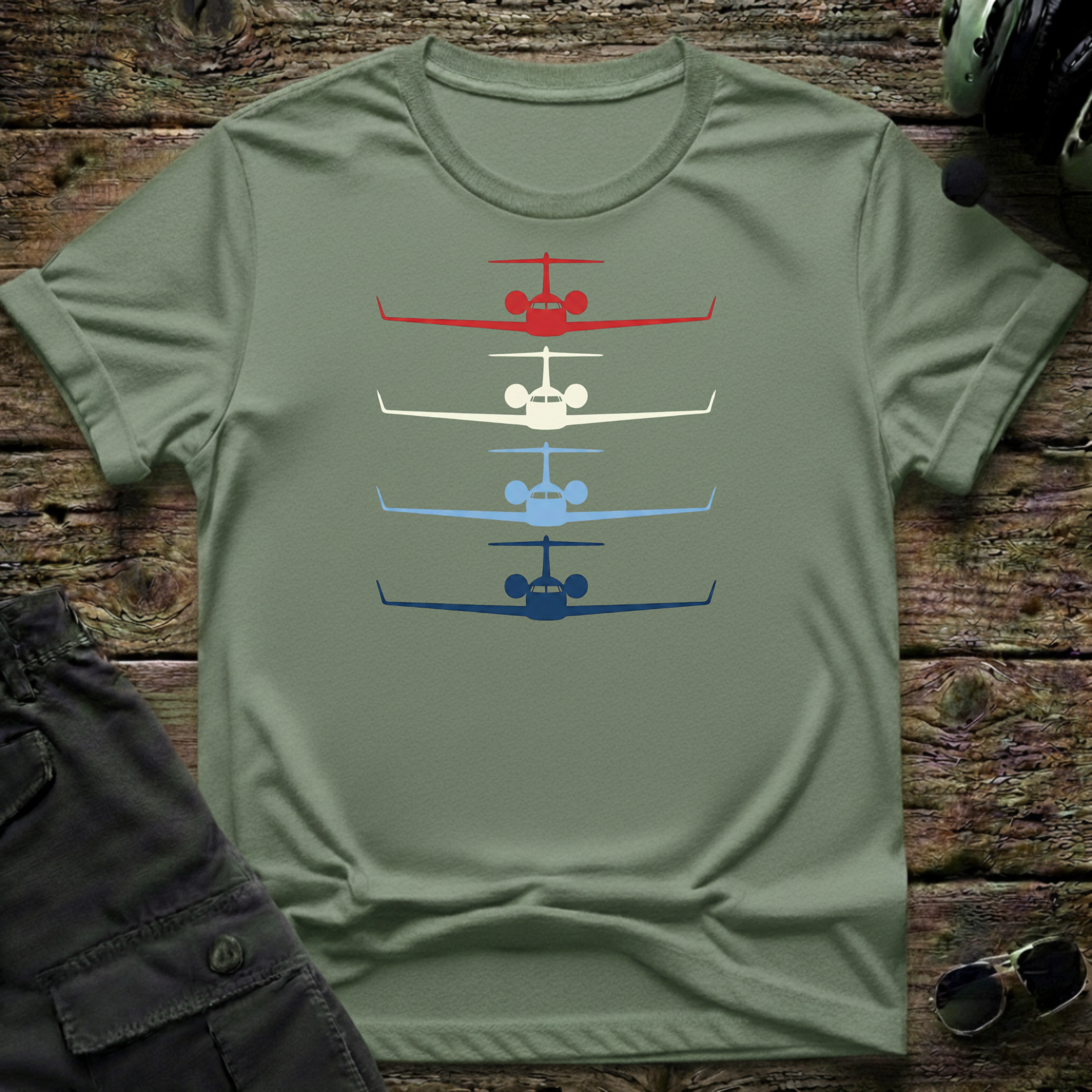 RWB Bizjet T-shirt — aviation apparel